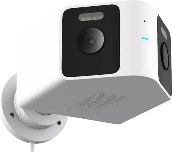 Xiaomi CW100 Dual Smart Outdoor Security Camera, 2K 2304x1296 Resolution, Dual-lens 180 Degree FOV, IP66 Waterproof, AI Human and Vehicle Detection, White