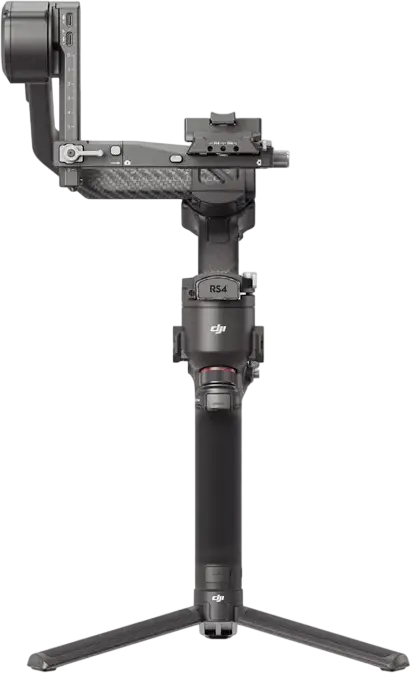 DJI RS 4 Pro Professional Camera Stabilizer Gimbal, 4.5kg Payload, Carbon Fiber & Aluminum, 13h Battery, LiDAR Focus Support, Black
