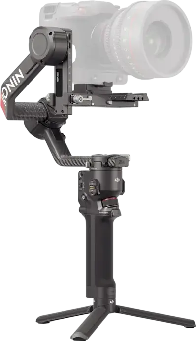 DJI RS 4 Pro Professional Camera Stabilizer Gimbal, 4.5kg Payload, Carbon Fiber & Aluminum, 13h Battery, LiDAR Focus Support, Black