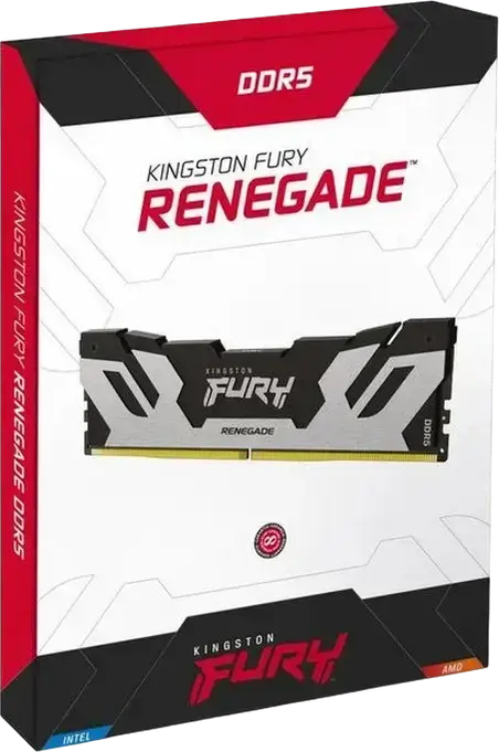 Kit Memorie RAM Kingston FURY Renegade DDR5 32GB (2x16GB) KF580C38RSK2-32, 8000MT/s CL38 Intel XMP 3.0, Single Rank Unbuffered Non-ECC 288-Pin DIMM