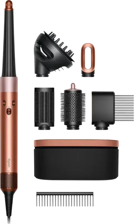 Dyson Airwrap i.d. HS08 Multi-styler and Dryer for Curly & Coily Hair, 1300W, Bluetooth App Connectivity, Ionization, with Conical Barrel and Diffuser