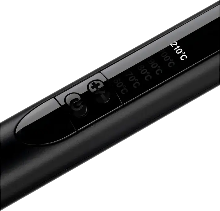 Конусный стайлер BaByliss Conical Wand C454E, керамическое покрытие, диаметр 13-25 мм, 6 режимов температуры 160-210°C, LED-дисплей, автоотключение