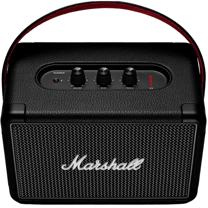 Difuzor Portabil Bluetooth Marshall Kilburn II, Sistem Stereo 36W, Baterie 20h, Rezistent la Apă IPX2, Control Analog Bass și Treble, Negru