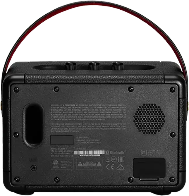 Difuzor Portabil Bluetooth Marshall Kilburn II, Sistem Stereo 36W, Baterie 20h, Rezistent la Apă IPX2, Control Analog Bass și Treble, Negru