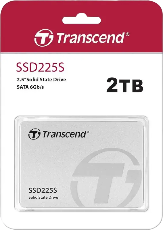 SSD Intern Transcend SSD225S 2TB 2.5" SATA III, 3D NAND, Viteza Citire pana la 550MB/s, Scriere 500MB/s, SLC Caching, TS2TSSD225S
