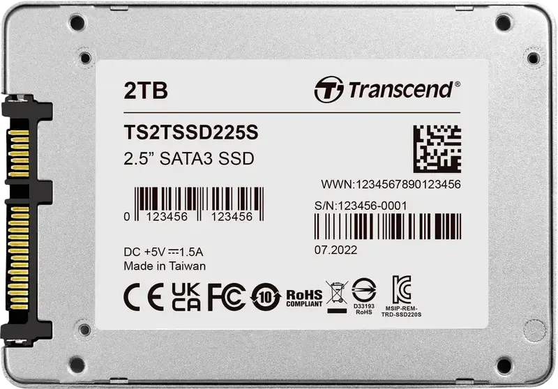 Unitate SSD Transcend 225S, 2000GB, TS2TSSD225S