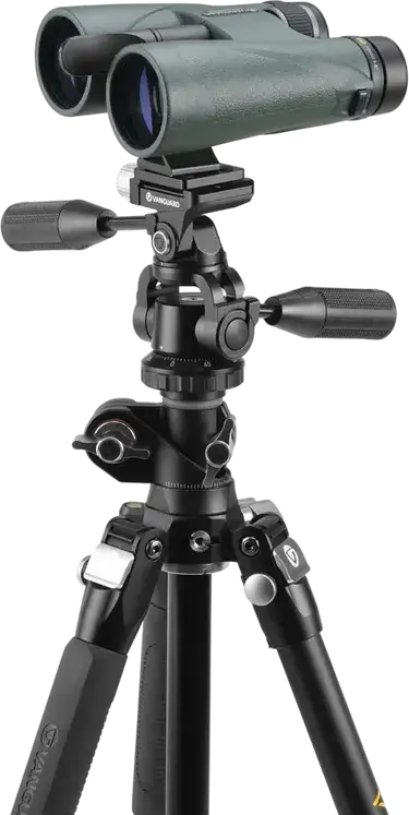 Vanguard VEO 3T+ 264APS Aluminum Travel Tripod and Monopod, Multi-Angle Center Column MACC, Video Pan-Tilt Head, 10kg Load, 130.8cm Max Height, Black