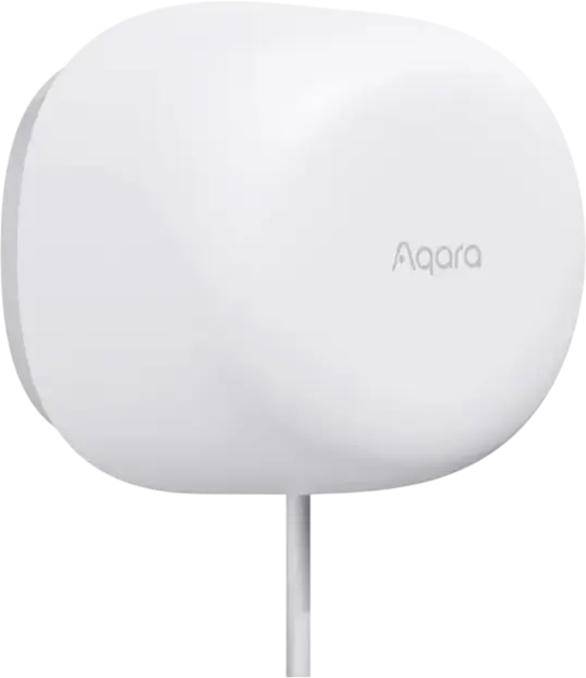 Aqara Presence Sensor FP1E mmWave Radar Human Detection Sensor with TriD-Space AI, 6m Range, 120° Angle, USB Powered, White