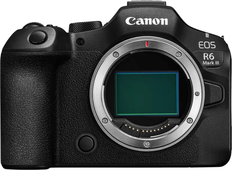 Canon EOS R6 Mark III Full-Frame Mirrorless Camera, 32.5 MP CMOS Sensor, DIGIC X Image Processor, In-Body Image Stabilization, RF Mount