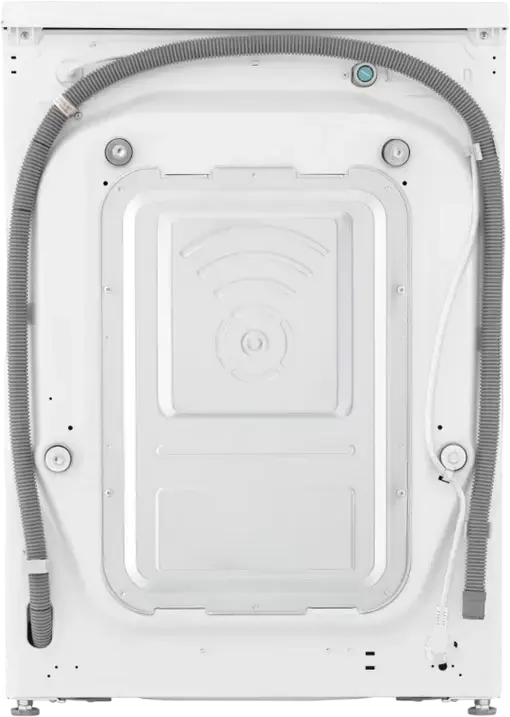 LG F4WR510S0W Front-Load Washing Machine, 10kg Capacity, Energy Class A, 1400 rpm, Steam Cleaning, TurboWash 29, LED Display, White/Black, Freestanding