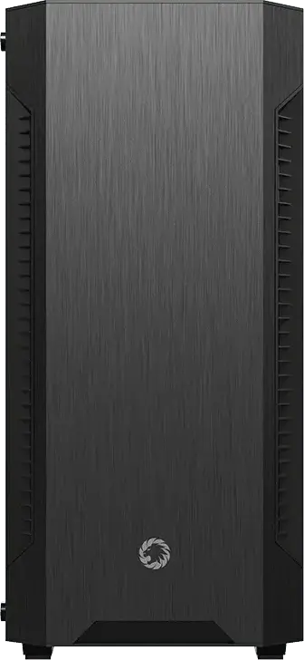 Gamemax Fortress TG Midi Tower Gaming Case, Tempered Glass Side Panel, E-ATX Support, 3x 120mm Fans Included, PWM Hub, Black