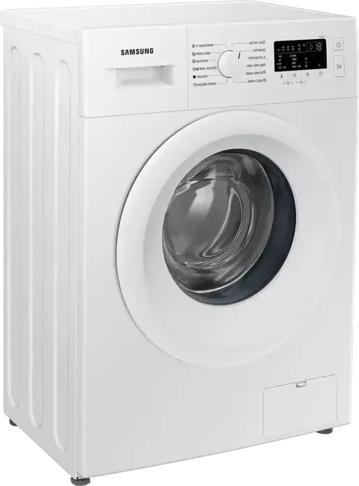 Samsung WW60A3120WE/LE Front-Loading Washing Machine, 6kg Capacity, 1200 RPM, Digital Inverter Motor, Hygiene Steam, Slim Design, White