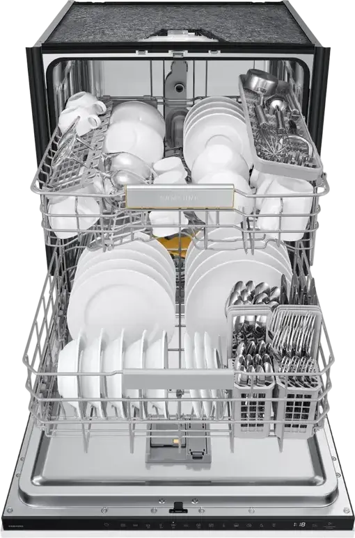 Samsung DW60DG770B00U1 Fully Built-in Dishwasher, 60 cm, 14 Place Settings, Energy Class B, Inverter Motor, SmartThings Wi-Fi, AquaStop, White