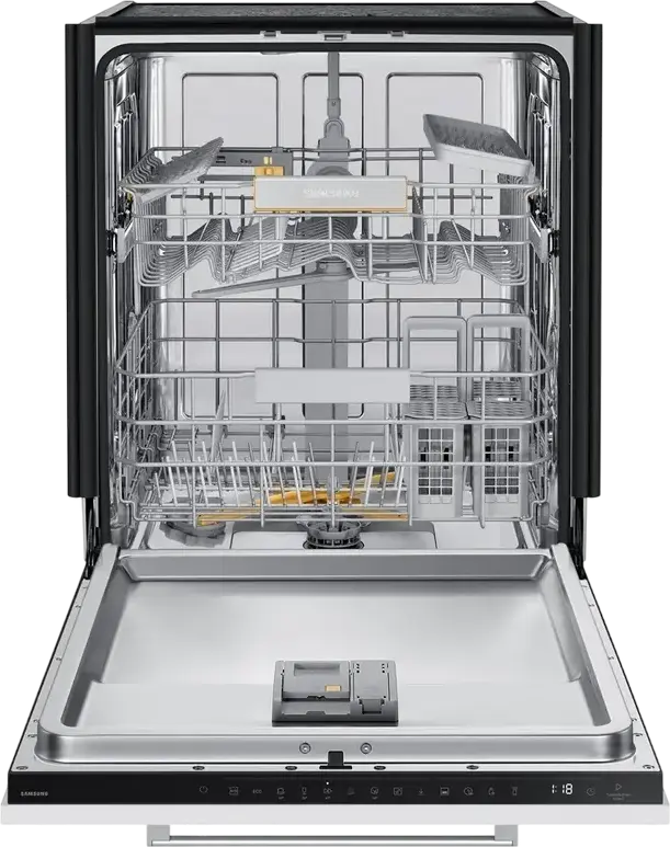 Samsung DW60DG770B00U1 Fully Built-in Dishwasher, 60 cm, 14 Place Settings, Energy Class B, Inverter Motor, SmartThings Wi-Fi, AquaStop, White