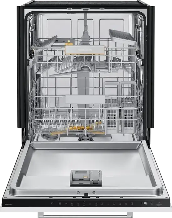 Samsung DW60DG770B00U1 Fully Built-in Dishwasher, 60 cm, 14 Place Settings, Energy Class B, Inverter Motor, SmartThings Wi-Fi, AquaStop, White