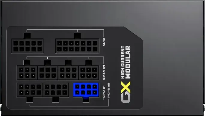Sursă Alimentare Gamemax GX-850 Modular, 850W, Eficiență 80+ Gold, Complet Modulară, ATX, Ventilator FDB 120mm, Active PFC, LLC DC-DC, Negru