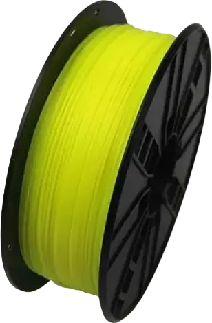 Gembird 3DP-PLA1.75-01-FY PLA 3D Printer Filament, 1.75mm Diameter, Fluorescent Yellow, 1kg Spool, +/- 0.05mm Tolerance