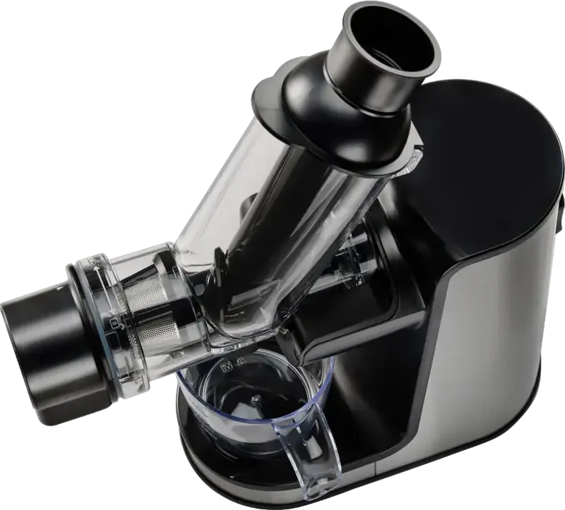 Gorenje JC200BE Slow Masticating Juicer, 200W Direct Cold Press, XXL Feeding Tube, Reverse Function, Anti-Drip System, Metal & Plastic Housing, Grey/Black