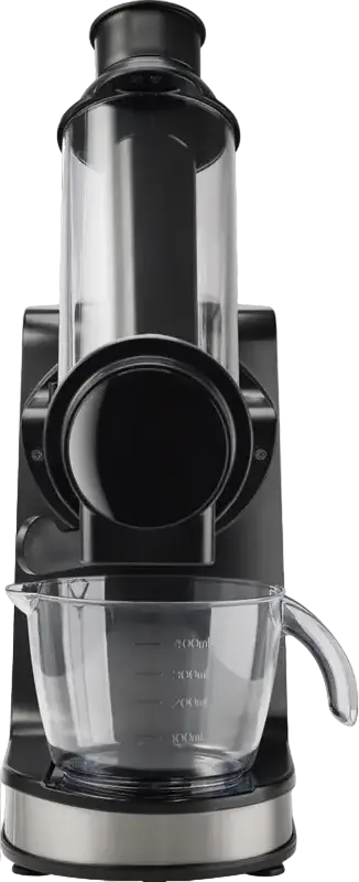 Gorenje JC200BE Slow Masticating Juicer, 200W Direct Cold Press, XXL Feeding Tube, Reverse Function, Anti-Drip System, Metal & Plastic Housing, Grey/Black