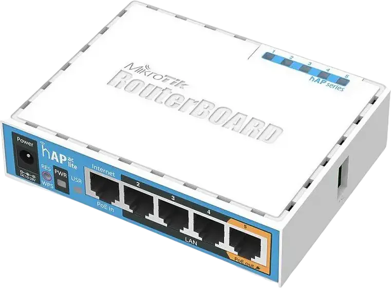 Router MikroTik hAp AC Lite, Alb
