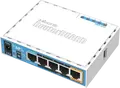 Router Wireless Dual-Band MikroTik hAP ac lite (RB952Ui-5ac2nD), CPU 650MHz, 64MB RAM, 5 Porturi Ethernet 10/100 Mbps, Passive PoE, Port USB, Alb