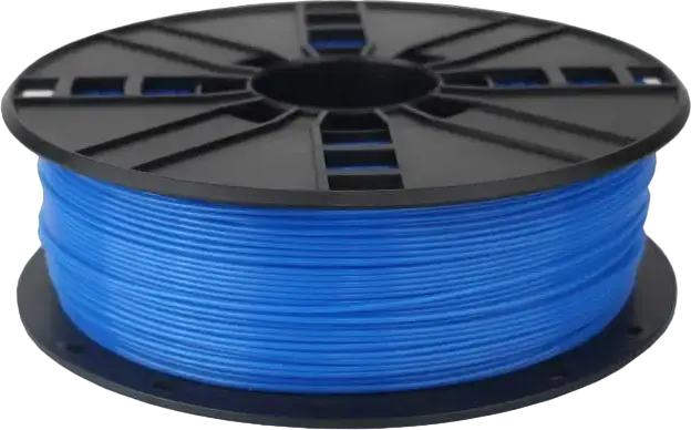 Gembird 3DP-PLA1.75-01-FB PLA 3D Printer Filament, 1.75 mm Diameter, 1 kg Spool, Fluorescent Blue, 190-220°C Printing Temperature