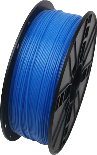 Gembird 3DP-PLA1.75-01-FB PLA 3D Printer Filament, 1.75 mm Diameter, 1 kg Spool, Fluorescent Blue, 190-220°C Printing Temperature