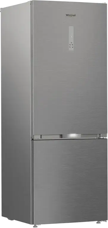 Whirlpool WHK2 6494 X6E Independent Combi Refrigerator, Dual No Frost, ZenInverter Compressor, 490L Net Volume, Energy Class C, Grey, 192x70x74.5 cm