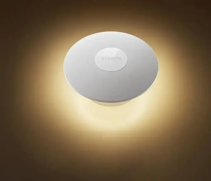 Xiaomi Night Light 3 9290041697 LED Motion Sensor Lamp, 2700K Warm White, 600mAh Rechargeable Battery, USB Charging, ABS Plastic, White