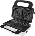 Сэндвичница и вафельница Tefal Snack XL SW701110, 850 Вт, съемные антипригарные панели (2 комплекта), индикаторы питания и готовности, белый/черный
