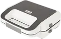 Сэндвичница и вафельница Tefal Snack XL SW701110, 850 Вт, съемные антипригарные панели (2 комплекта), индикаторы питания и готовности, белый/черный