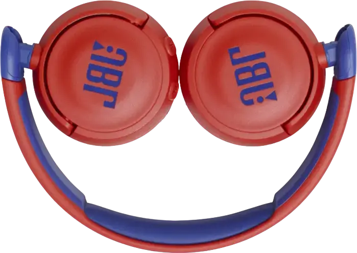 Проводные накладные наушники для детей JBL JR310, ограничение громкости 85 дБ, разъем 3.5 мм, встроенный микрофон и пульт, антизапутывающийся кабель