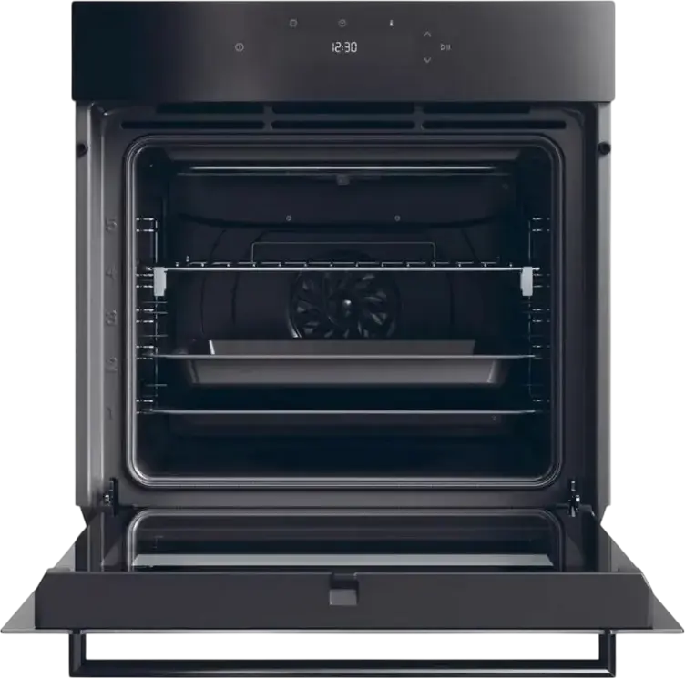 Встраиваемый электрический духовой шкаф Candy FCT858 XRWF Moderna, 70 л, класс A+, Wi-Fi, Bluetooth, приложение hOn, каталитическая и Aquactiva очистка, доводчик двери, черный