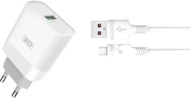 Încărcător XO L63, 15W, Alb