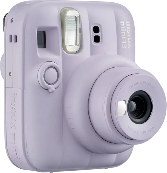 Моментальный фотоаппарат Fujifilm Instax Mini 13, автоматическая экспозиция и вспышка, режим Close-Up, размер фото 62мм x 46мм, Dreamy Purple