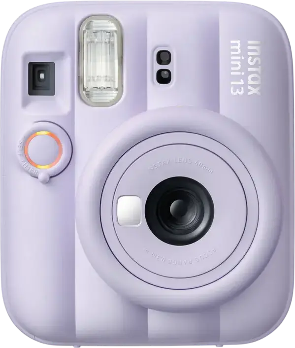 Моментальный фотоаппарат Fujifilm Instax Mini 13, автоматическая экспозиция и вспышка, режим Close-Up, размер фото 62мм x 46мм, Dreamy Purple