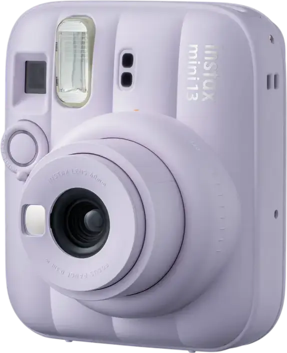 Моментальный фотоаппарат Fujifilm Instax Mini 13, автоматическая экспозиция и вспышка, режим Close-Up, размер фото 62мм x 46мм, Dreamy Purple