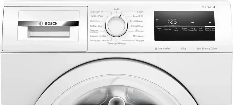 Bosch Serie 4 WAN24228FR Front-load Washing Machine, 8 kg Capacity, 1200 rpm, Energy Class A, EcoSilenceDrive Inverter Motor, White