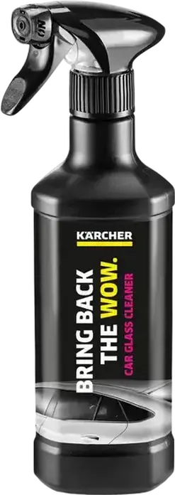 Karcher RM 650 Car Glass Cleaner, 500 ml Spray Bottle, Streak-Free and Glare-Free Cleaning for Windows and Mirrors, Antistatic Effect