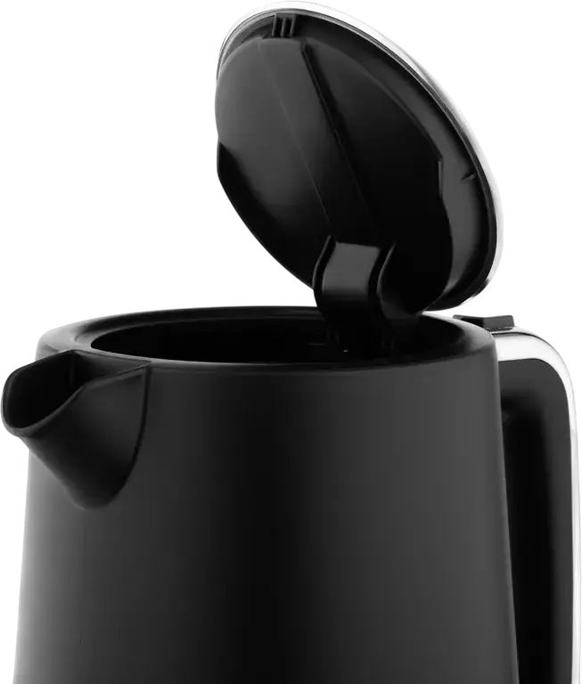Ardesto EKL-450B Electric Kettle, 1.7L, 2200W, Plastic Housing, Concealed Heating Element, 360-Degree Rotating Base, Boil-Dry Protection, Black