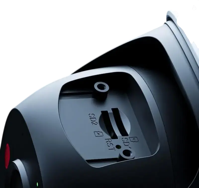 Cameră de Supraveghere IMOU Cruiser Triple IPC-S7UP-11M0WED 11MP cu Triplu Obiectiv, Acoperire PT 360°, Vedere Nocturnă Hibridă 30m, IP66, Audio Bidirecțional