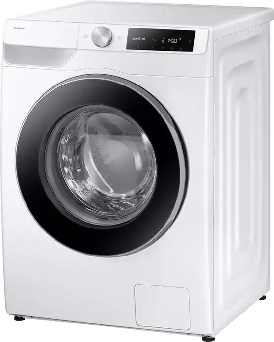 Samsung WW11DG6B25LEU4 AI Series 6000 Front-Loading Washing Machine, 11kg, 1400rpm, Energy Class A, AI Ecobubble, SpaceMax, SmartThings WiFi, White