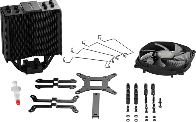 Кулер для процессора be quiet! Dark Rock Slim BK024, TDP 180 Вт, вентилятор Silent Wings 120мм PWM, 4 медные тепловые трубки, для Intel 1851/1700/1200 и AMD AM5/AM4