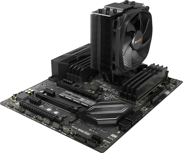Кулер для процессора be quiet! Dark Rock Slim BK024, TDP 180 Вт, вентилятор Silent Wings 120мм PWM, 4 медные тепловые трубки, для Intel 1851/1700/1200 и AMD AM5/AM4