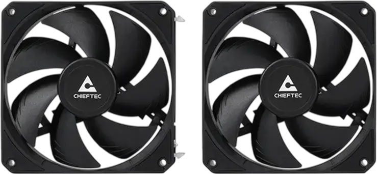 Chieftec Iceberg 240 Dark CLC-240-BLK AIO Liquid CPU Cooler, 240mm Aluminum Radiator, Infinity-Mirror ARGB, Dual 120mm FDB Fans, Intel LGA1851/1700, AMD AM5/AM4
