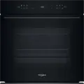 Встраиваемый электрический духовой шкаф Whirlpool WOI7A8PT1SB, объем 73 л, пиролитическая и гидролитическая очистка, класс A+++, сенсорное управление, черный
