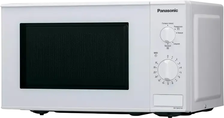 Cuptor cu Micunde Panasonic NN-SM221WZUE, Liber de Amplasare, Capacitate 20L, Putere 800W, 5 Nivele de Putere, 9 Programe Automate, Control Rotativ, Alb