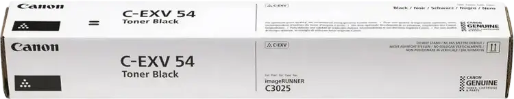 Тонер-картридж Canon C-EXV54 черный, лазерный, ресурс 15 500 страниц, для imageRUNNER C3025, C3025i, C3125, C3125i, C3226i, артикул 1394C002AA