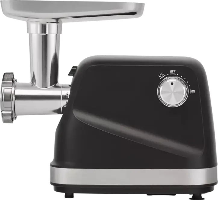 Polaris PMG 2583 Meat Grinder, 2500W, 2.8 kg/min Capacity, Metal and Plastic Housing, Reverse Function, Overload Protection, 3 Grinding Discs, Grey