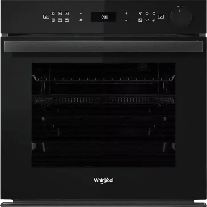 Встраиваемый электрический духовой шкаф Whirlpool AKZ9S 8220 FB, серия Absolute, 73 л, класс A+, черный, SteamSense, AirFry, Cook3, технология 6th Sense